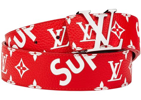 supreme x louis vuitton belt used|louis vuitton supreme monogram.